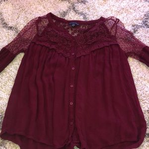 Maroon blouse